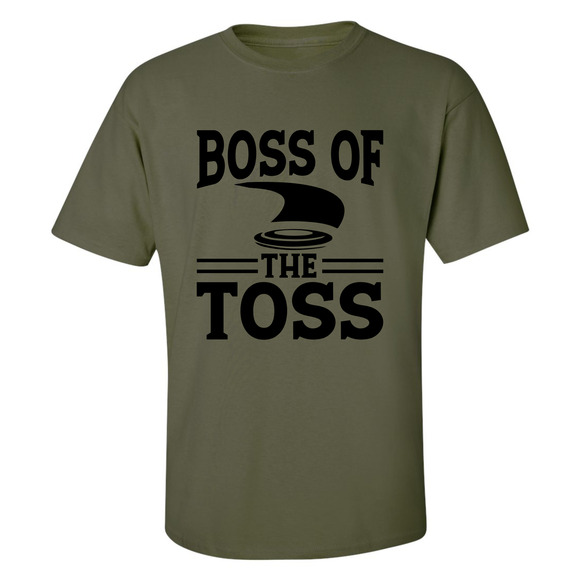 Disc Golf Shirt BOSS of the TOSS Mens Discgolfing Graphic T-Shirt - Picture 6 of 11